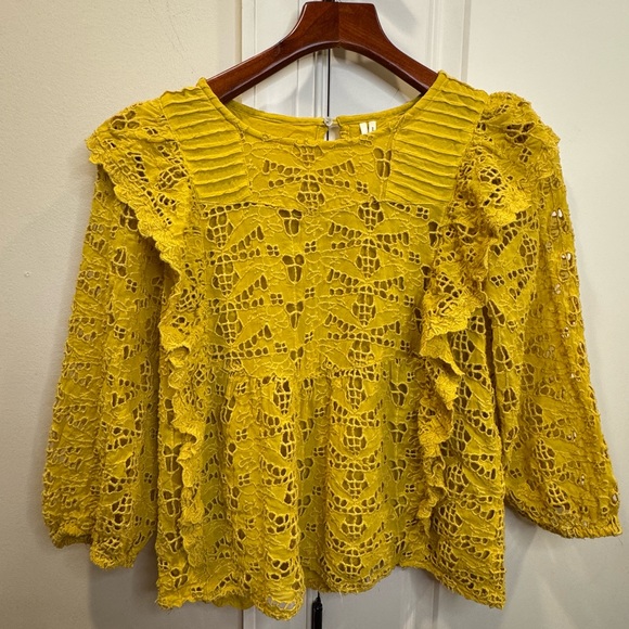 Anthropologie Clementine Lace Blouse - Picture 1 of 9